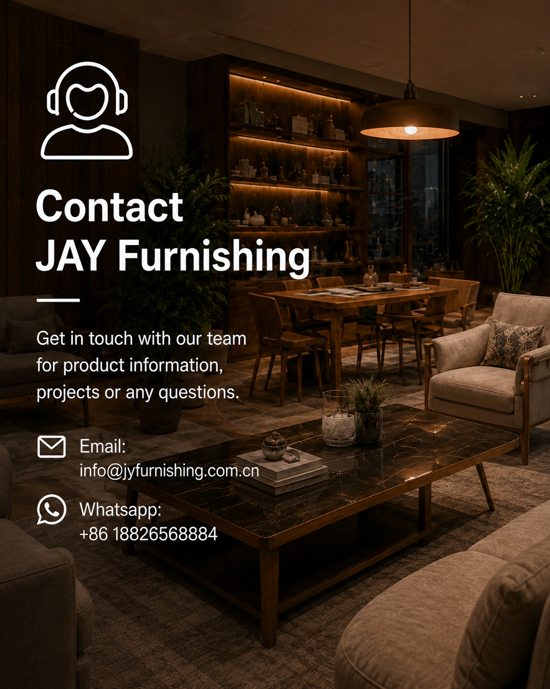 contact villa furniture supplier China